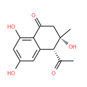 4-(cis)-Acetyl-3,6,8-trihydroxy-3-methyldihydronaphthalenone - Click Image to Close