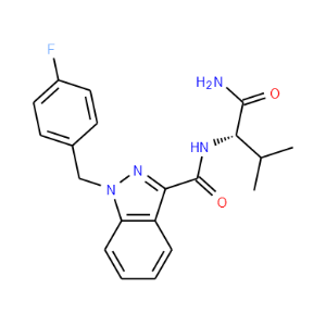 N-[(1S)-1-(aminocarbonyl)-2-methylpropyl]-1-[(4-fluorophenyl)methyl]-1H-indazole-3-carboxamide