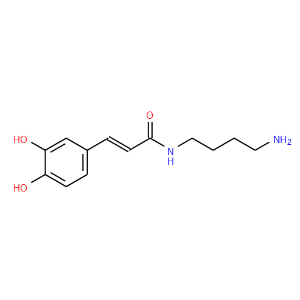 (E)-N-Caffeoylputrescine - Click Image to Close