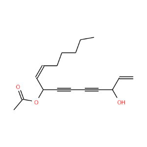 8-Acetoxypentadeca-1,9Z-diene-4,6-diyn-3-ol - Click Image to Close