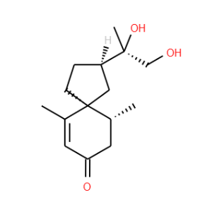 11R,12-Dihydroxyspirovetiv-1(10)-en-2-one - Click Image to Close