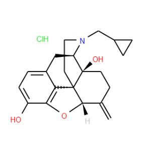 (5a)-17-(Cyclopropylmethyl)-6-methylene-4,5-epoxymorphinan-3,14-diol - Click Image to Close