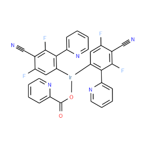 Bis[2-(5-cyano-4,6-difluorophenyl)pyridinato-C2,N](picolinato)iridium(III) - Click Image to Close
