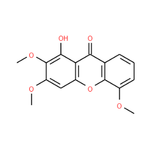 1-Hydroxy-2,3,5-trimethoxyxanthone - Click Image to Close