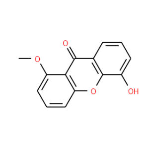 5-Hydroxy-1-methoxyxanthone - Click Image to Close