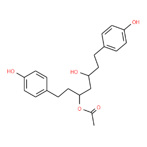 5-Hydroxy-1,7-bis(4-hydroxyphenyl)heptan-3-yl acetate - Click Image to Close