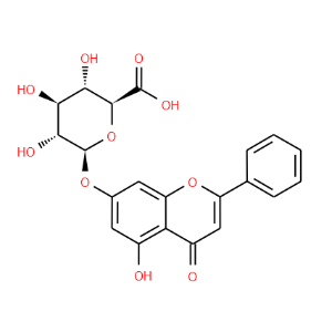 Chrysin 7-O-beta-D-glucopyranuronoside - Click Image to Close