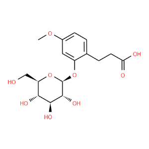 3-(2-Glucosyloxy-4-methoxyphenyl)propanoic acid - Click Image to Close