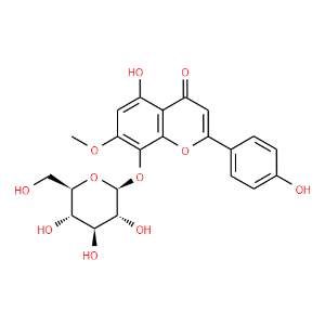 5,8,4'-Trihydroxy-7-methoxyflavone 8-O-glucoside - Click Image to Close