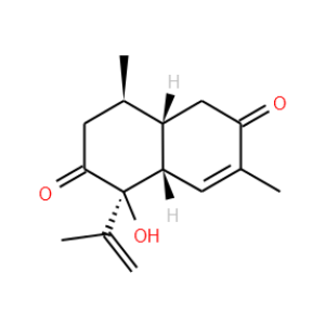 7alpha-Hydroxy-4,11-cadinadiene-3,8-dione - Click Image to Close