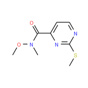 N-methoxy-N-methyl-2-(methylthio)pyrimidine-4-carboxamide