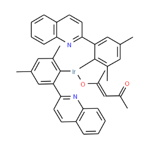 Bis(2-(3,5-dimethylphenyl)quinoline-C2,N')(acetylacetonato)iridium(III)