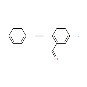 5-fluoro-2-(2-phenylethynyl)benzaldehyde