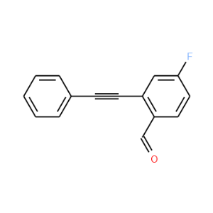 4-fluoro-2-(phenylethynyl)benzaldehyde