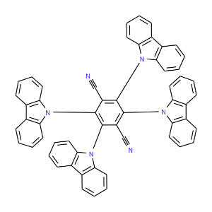 2,3,5,6-Tetrakis(carbazol-9-yl)-1,4-dicyanobenzene - Click Image to Close