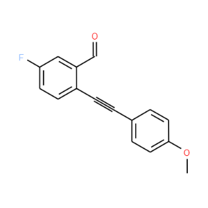 5-fluoro-2-((4-methoxyphenyl)ethynyl)benzaldehyde - Click Image to Close