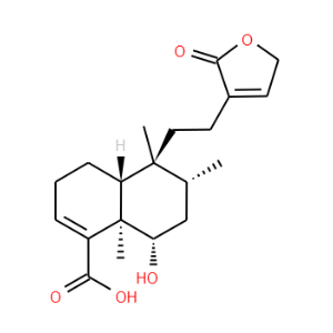 6alpha-Hydroxycleroda-3,13-dien-16,15-olid-18-oic acid