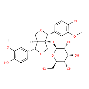 1-Hydroxypinoresinol 1-O-glucoside - Click Image to Close