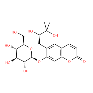 Peucedanol 7-O-glucoside - Click Image to Close