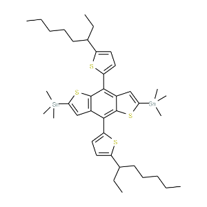 4,8-Bis[5-(2-ethylhexyl)thiophen-2-yl]-2,6-bis(trimethylstannyl)benzo[1,2-b:4,5-b']dithiophene - Click Image to Close