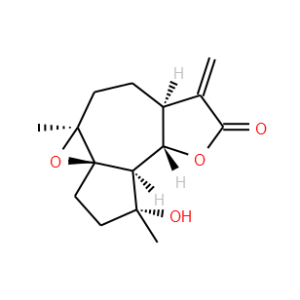 (3R,3aS,3bS,6aS,8aS,9aR)-Octahydro-3-hydroxy-3,8a-dimethyl-6-methylene-1H-oxireno[8,8a]azuleno[4,5-b]furan-5(6H)-one - Click Image to Close