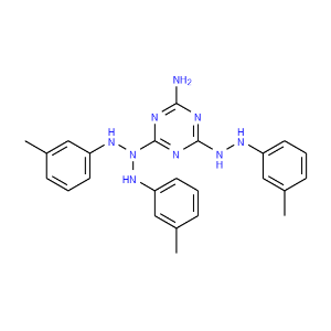 Tris(m-methylanilino)melamine