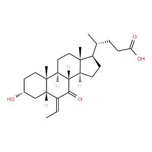 (E)-3alpha-hydroxy-6-ethylidene-7-keto-5beta-cholan-24-oic acid
