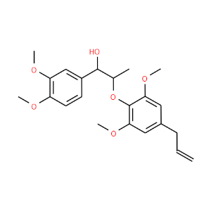 1-(3,4-Dimethoxyphenyl)-2-(4-allyl-2,6-dimethoxyphenoxy)propan-1-ol - Click Image to Close