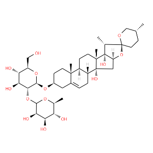 Ophiogenin 3-O-alpha-L-rhamnopyranosyl-(1->2)-beta-D-glucopyranoside