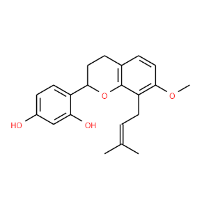 2',4'-Dihydroxy-7-methoxy-8-prenylflavan - Click Image to Close