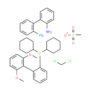 (2-?Dicyclohexylphosphino-?2',6'-dimethoxybiphenyl) [2-(2'-amino-1,1'-biphenyl)]palladium(II) methanesulfonate - Click Image to Close