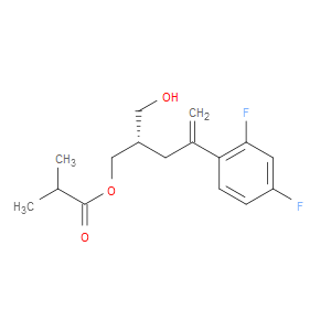 Propanoic acid, 2-methyl-, (2S)-4-(2,4-difluorophenyl)-2-(hydroxymethyl)-4-pentenyl ester