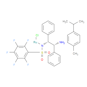 Chloro{[(1R,2R)-(-)-2-amino-1,2-diphenylethyl](pentafluorophenylsulfonyl)amido}(p-cymene)ruthenium(II)