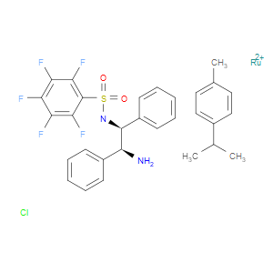 Chloro{[(1S,2S)-(-)-2-amino-1,2-diphenylethyl](pentafluorophenylsulfonyl)amido}(p-cymene)ruthenium(II) - Click Image to Close