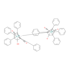 1-Hydroxytetraphenylcyclopentadienyl(tetraphenyl-2,4-cyclopentadien-1-one)--hydrotetracarbonyldiruthenium(II)