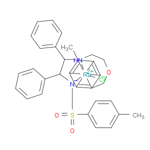 Chloro{N-[(1R,2R)-1,2-diphenyl-2-(2-(4-methylbenzyloxy)ethylamino)-ethyl]-4-methylbenzene sulfonamide(chloro)ruthenium(II)