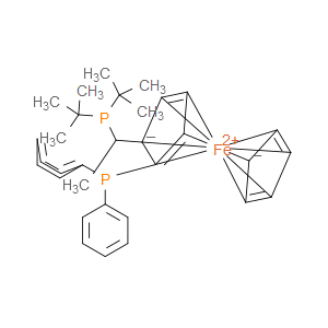 (R)-(-)-1-[(S)-2-(Diphenylphosphino)ferrocenyl]ethyldi-t-butylphosphine - Click Image to Close