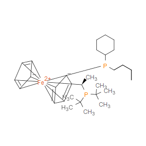 (R)-(-)-1-[(S)-2-(Dicyclohexylphosphino)ferrocenyl]ethyldi-t-butylphosphine - Click Image to Close