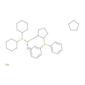 (S)-(+)-1-[(R)-2-(Diphenylphosphino)ferrocenyl]ethyldicyclohexylphosphine ethanol adduct