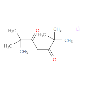 2,2,6,6-Tetramethyl-3,5-heptanedionato lithium - Click Image to Close