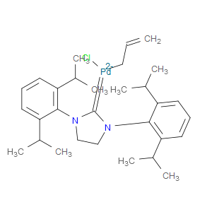 Allylchloro[1,3-bis(2,6-di-i-propylphenyl)-4,5-dihydroimidazol-2-ylidene]palladium(II) - Click Image to Close