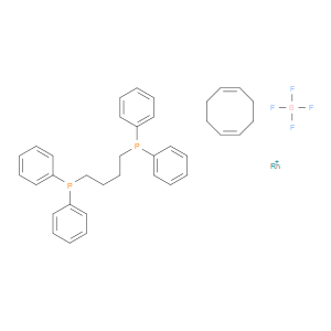 1,4-Bis(diphenylphosphino)butane(1,5-cyclooctadiene)rhodium(I) tetrafluoroborate, dichloromethane adduct - Click Image to Close