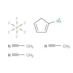 Tris(acetonitrile)cyclopentadienylruthenium(II) hexafluorophosphate - Click Image to Close
