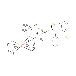 (R)-1-[(SP)-2-(Di-tert-?butylphosphino)?ferrocenyl]?ethylbis(2-?methylphenyl)?phosphine