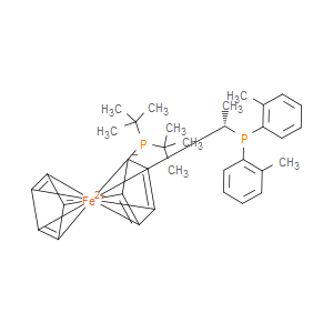 (S)-1-[(R p )-2-(di-tert-butylphosphino)ferrocenyl]-ethylbis(2-methylphenyl)phosphin - Click Image to Close
