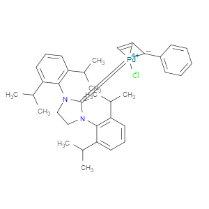 Chloro[(1,2,3-)-3-phenyl-2-propenyl][1,3-bis(2,6-di-i-propylphenyl)-4,5-dihydroimidazol-2-ylidene]palladium(II) - Click Image to Close