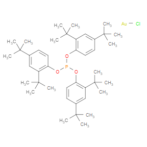 [Tris(2,4-di-tert-butylphenyl)phosphite]gold chloride - Click Image to Close