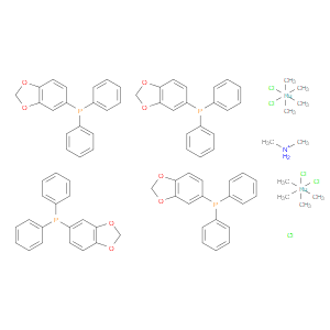 Dimethylammonium dichlorotri(-chloro)bis[(S)-(-)-5,5'-bis(diphenylphosphino)-4,4'-bi-1,3-benzodioxole]diruthenate(II)