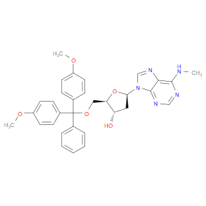 N6-Methyl-5'-O-(4,4'-dimethoxytrityl)-2'-deoxyadenosine - Click Image to Close