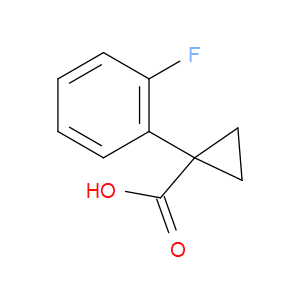 1-(2-Fluorophenyl)cyclopropanecarboxylic acid